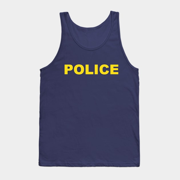 Police Tank Top by Fruit For Dinner